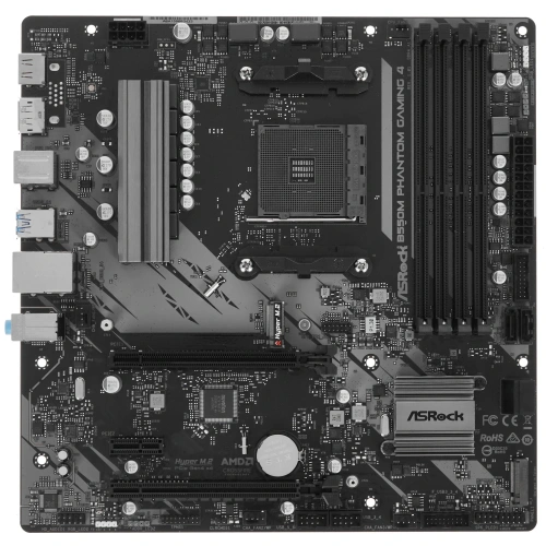 Купить материнская плата asrock b550m phantom gaming 4