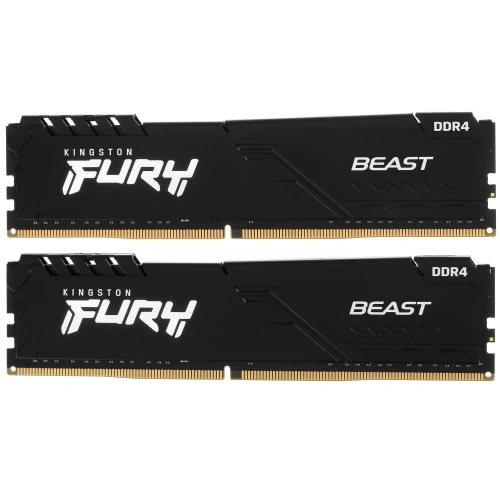 Оперативная память Kingston FURY Beast Black [KF432C16BBK2/16] 16 ГБ