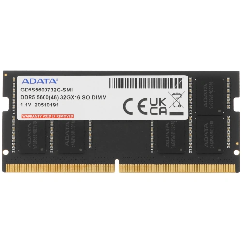 Купить оперативная память sodimm adata gold [gd5s5600732g-smi] 32 гб