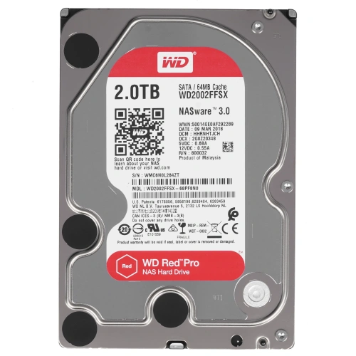 Купить 2 тб жесткий диск wd red pro [wd2002ffsx]