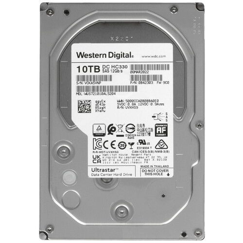 LFF (3.5") Жесткий диск WD Ultrastar DC HC330