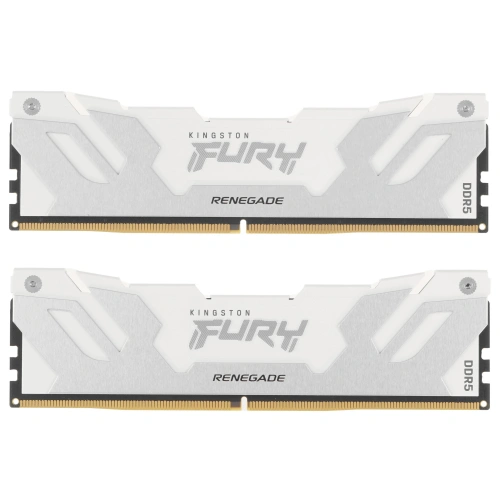 Купить оперативная память kingston fury renegade white [kf580c38rwk2-32] 32 гб