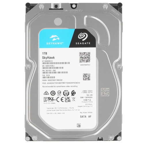 Купить 1 тб жесткий диск seagate skyhawk [st1000vx013]
