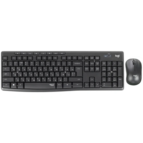 Клавиатура+мышь беспроводная   Logitech MK295 Silent Wireless Combo черный