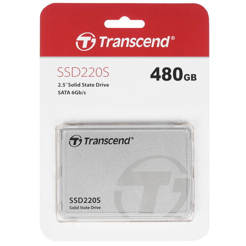480 ГБ 2.5" SATA накопитель Transcend 220S [TS480GSSD220S]
