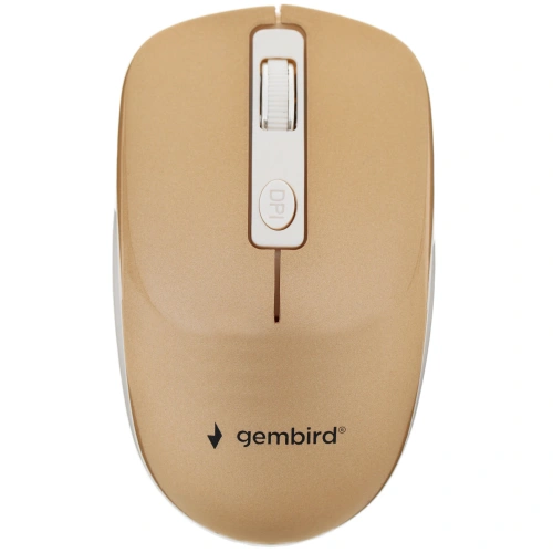 Купить мышь беспроводная gembird musw-400-g  золотистый