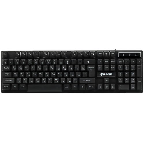 Купить клавиатура+мышь проводная aceline gs rage 100 черный