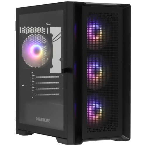 Купить корпус powercase byteflow micro [cambfb-a4] черный