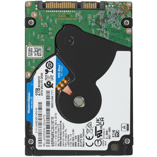 2 ТБ Жесткий диск WD Blue [WD20SPZX]