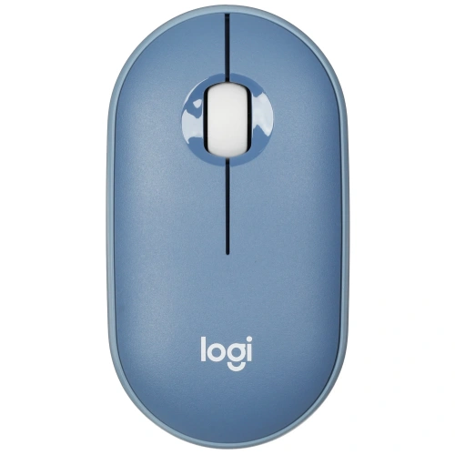 Купить мышь беспроводная logitech pebble m350 [910-006655] синий