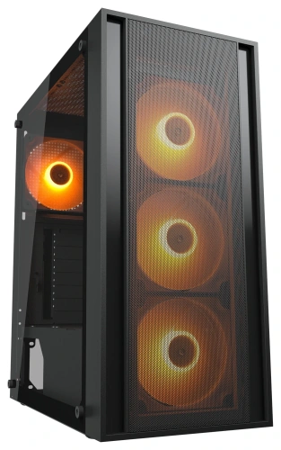 Купить корпус cougar mx160 argb [mx160 argb black] черный