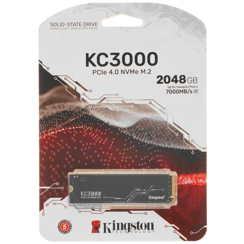 2000 ГБ M.2 NVMe накопитель Kingston KC3000 [SKC3000D/2048G]