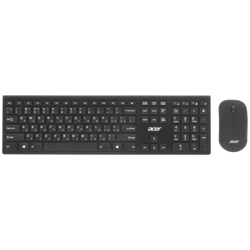 Купить клавиатура+мышь беспроводная   acer okr030 черный