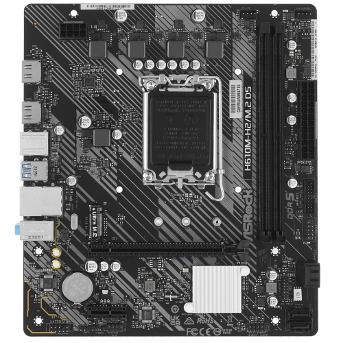 Купить материнская плата asrock h610m-h2/m.2 d5