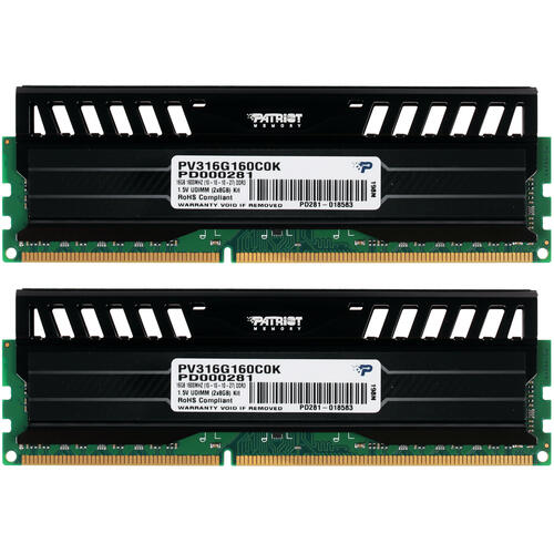Купить оперативная память patriot viper 3 [pv316g160c0k] 16 гб