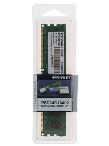 Оперативная память Patriot Signature [PSD34G16002] 4 ГБ