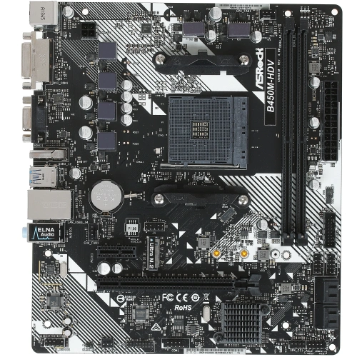 Купить материнская плата asrock b450m-hdv r4.0