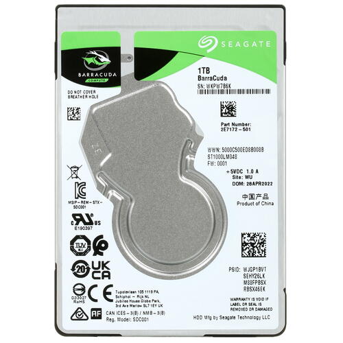 1 ТБ Жесткий диск Seagate BarraCuda [ST1000LM048]