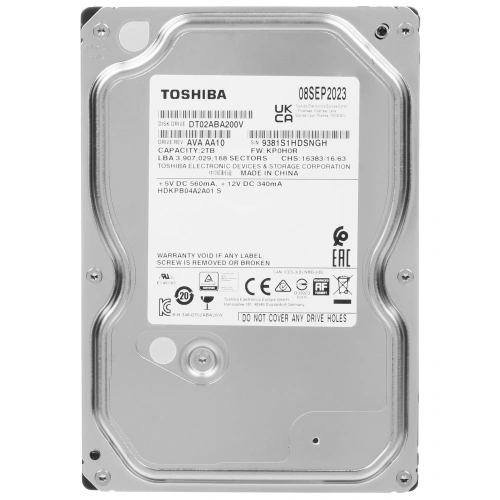 Купить 2 тб жесткий диск toshiba dt02-v series [dt02aba200v]