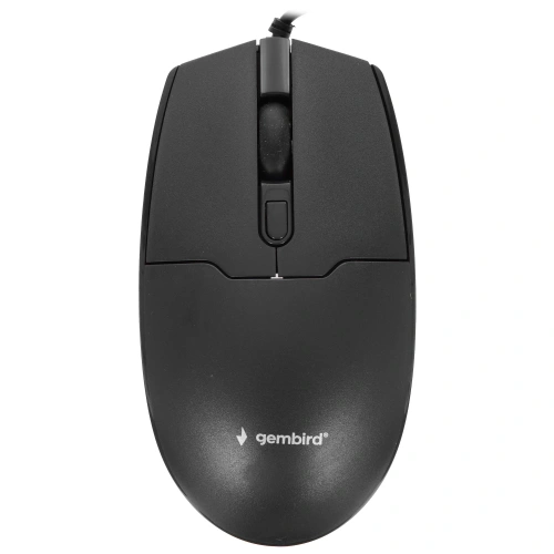 Мышь проводная Gembird MOP-430  черный