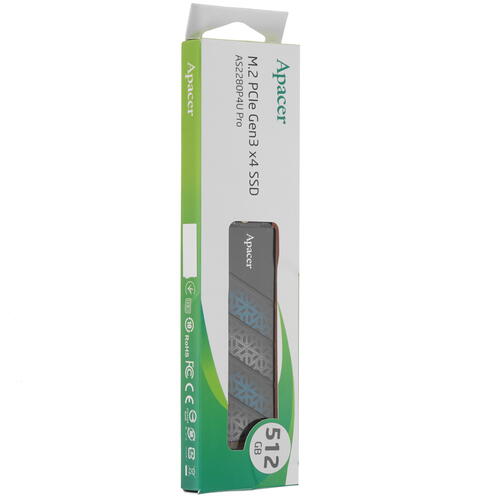 Купить 512 гб m.2 nvme накопитель apacer as2280p4u pro [ap512gas2280p4upro-1]