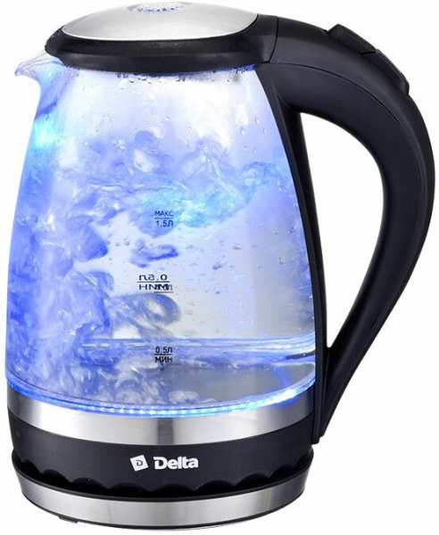 Электрочайник Delta DL-1202 черный