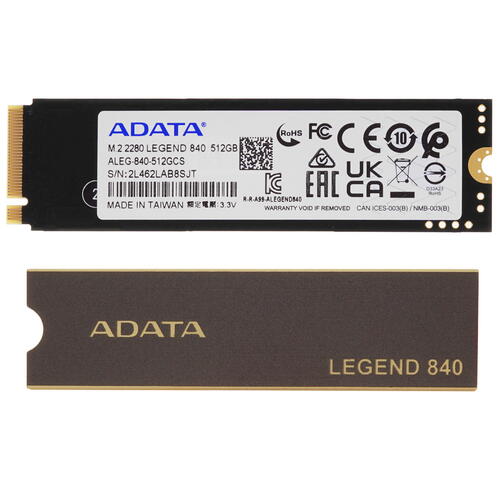512 ГБ SSD M.2 накопитель ADATA LEGEND 840 [ALEG-840-512GCS]