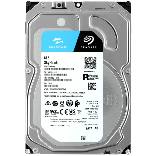 Купить 6 тб жесткий диск seagate skyhawk [st6000vx009]