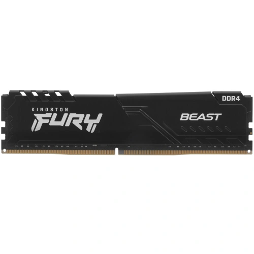 Купить оперативная память kingston fury beast black [kf436c18bb/16] 16 гб