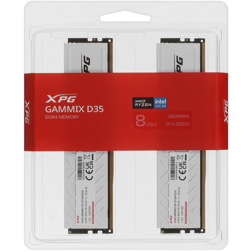 Оперативная память ADATA XPG GAMMIX D35 [AX4U36008G18I-DTWHD35] 16 ГБ