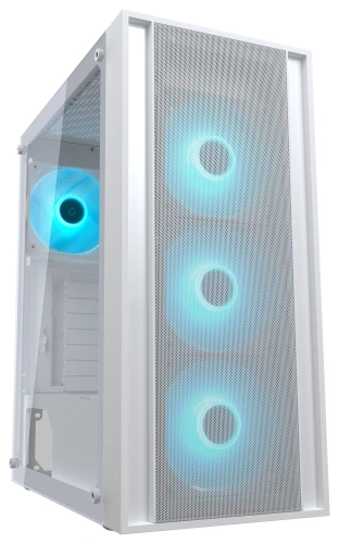 Купить корпус cougar mx160 argb [mx160 argb white] белый