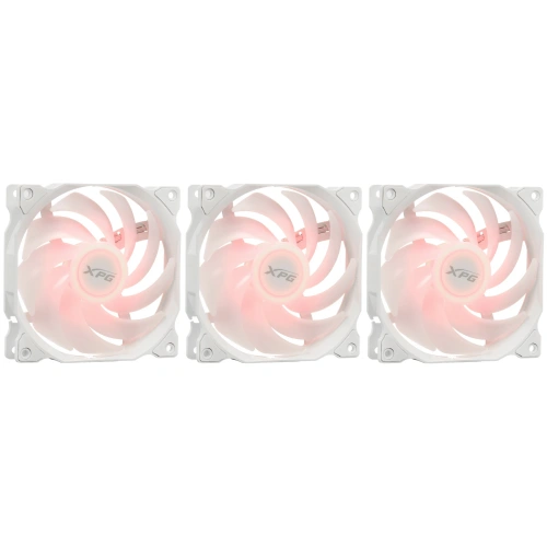 Комплект вентиляторов ADATA XPG VENTO 120 ARGB PWM WHITE [VENTO120ARGBPWM3C-WHCWW]