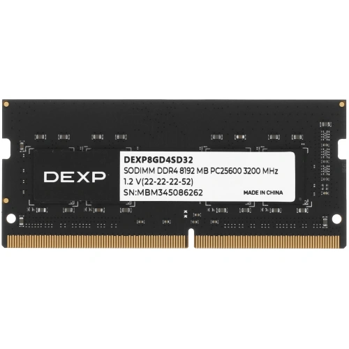 Оперативная память SODIMM DEXP [DEXP8GD4SD32] 8 ГБ
