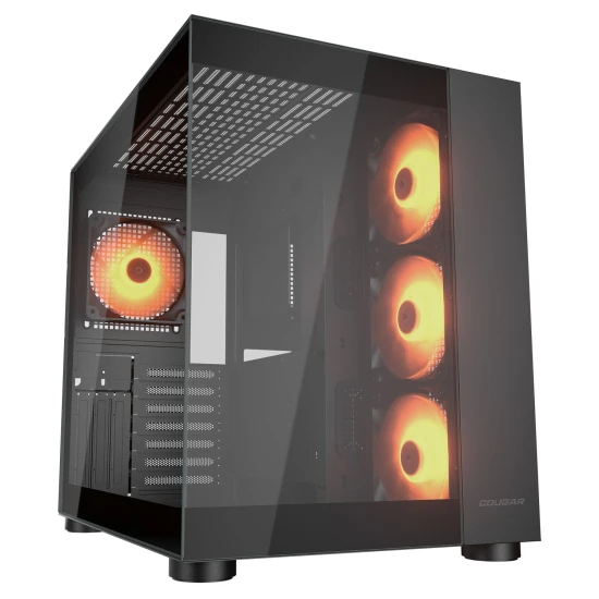 Купить корпус cougar fv150 rgb [fv150 rgb black] черный