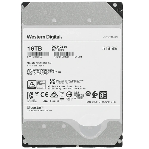 Купить 16 тб жесткий диск wd ultrastar dc hc550 [0f38462]