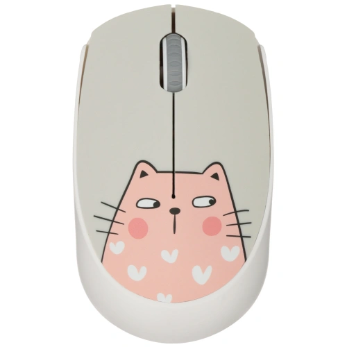 Купить мышь беспроводная aceline wm-m504 cat  белый
