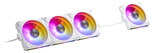 Купить комплект вентиляторов adata xpg hurricane mag 120 argb [hurricanemag120argbpwm4c-whcww]