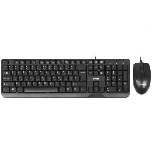 Клавиатура+мышь  проводная  SVEN KB-S330C черный