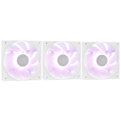 Купить комплект вентиляторов deepcool fd12 argb [fd12 argb 3-in-1 white]