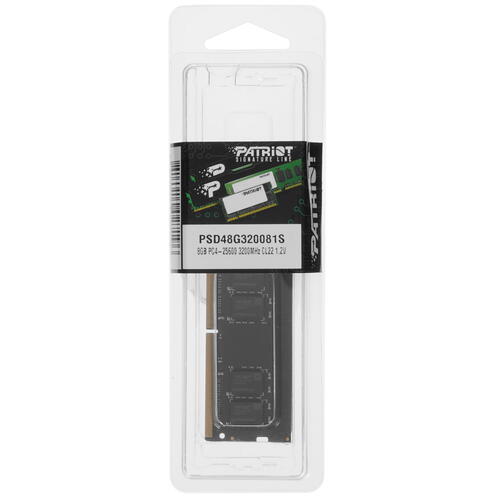 Купить оперативная память sodimm patriot signature line [psd48g320081s] 8 гб