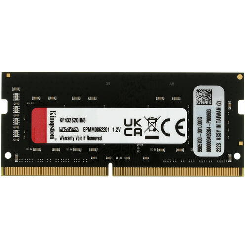 Оперативная память SODIMM Kingston FURY Impact [KF432S20IB/8] 8 ГБ