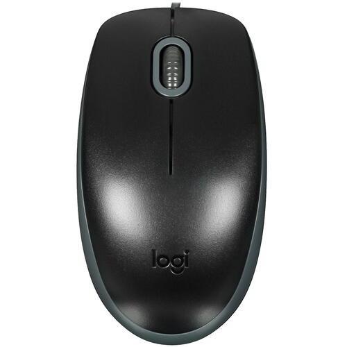 Мышь проводная Logitech M110 Silent [910-005502] черный