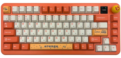 Купить клавиатура проводная + беспроводная ajazz ak820 max [me11-ak820max-3-rgb-diy-ms-ow]