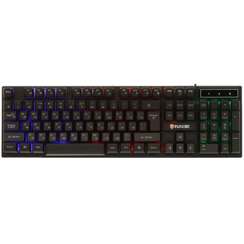 Купить клавиатура+мышь проводная aceline gs rage 100 черный