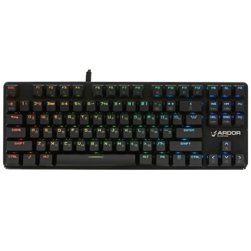 Купить клавиатура проводная ardor gaming blade pro optical [ag-fl-b87redopt-b]