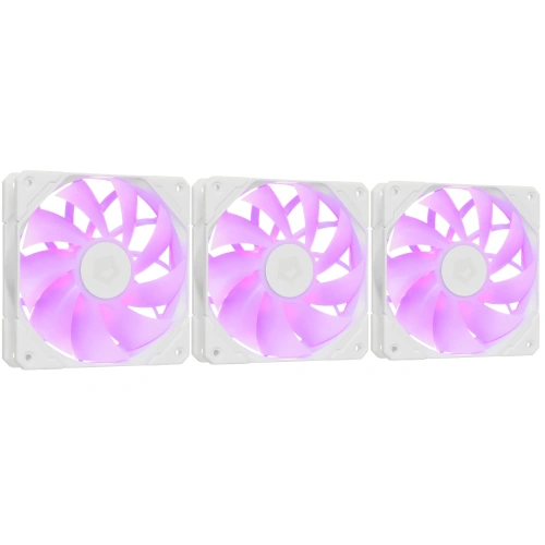 Комплект вентиляторов ID-COOLING TF Series [TF-12025-PRO-ARGB-WHITE TRIO]