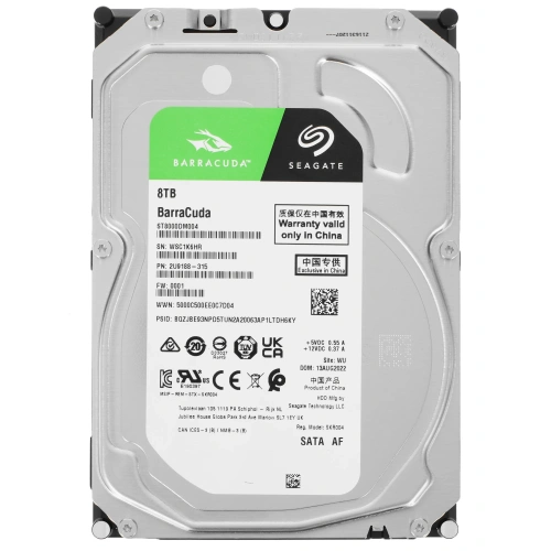 Купить 8 тб жесткий диск seagate barracuda [st8000dm004]
