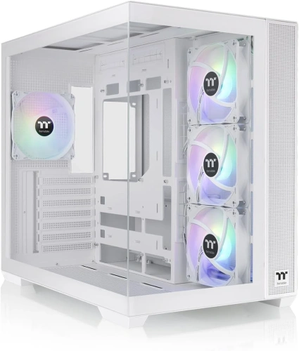 Купить корпус thermaltake view 380 tg argb snow [ca-1z2-00m6wn-00] белый
