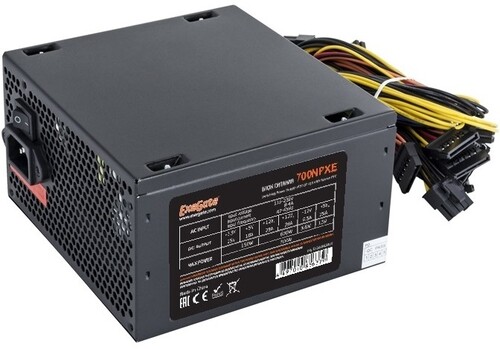 Купить блок питания exegate 500pph-lt [ex282040rus-oem] черный
