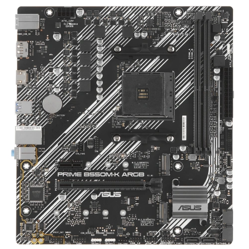 Купить материнская плата asus prime b550m-k argb